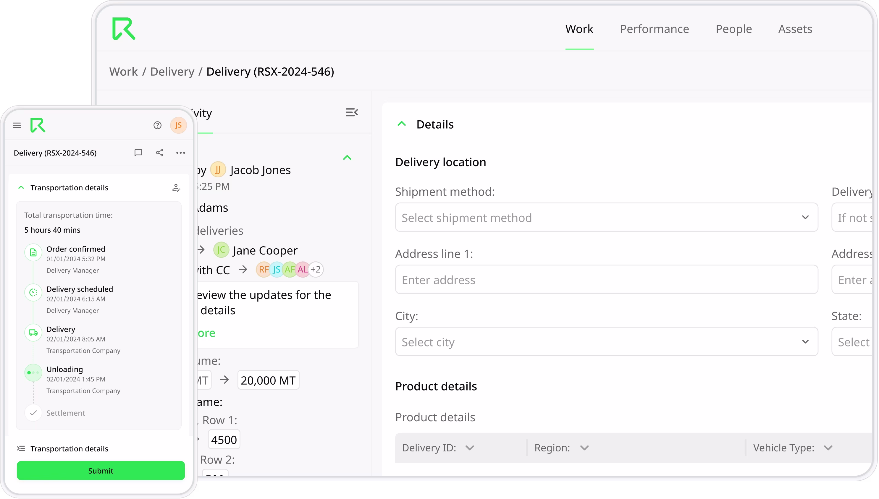 Rise-X Ecosystem Orchestration Platform dashboard overview